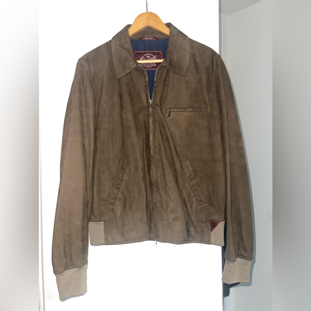 Stewart suede leather jacket - Picture 2 of 6